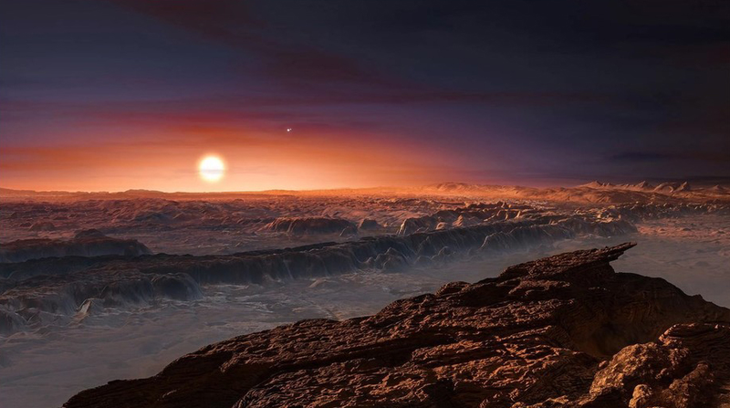 Illustration for article titled Próxima b, el exoplaneta más cercano a la Tierra podría ser habitable incluso pese a las llamaradas solares